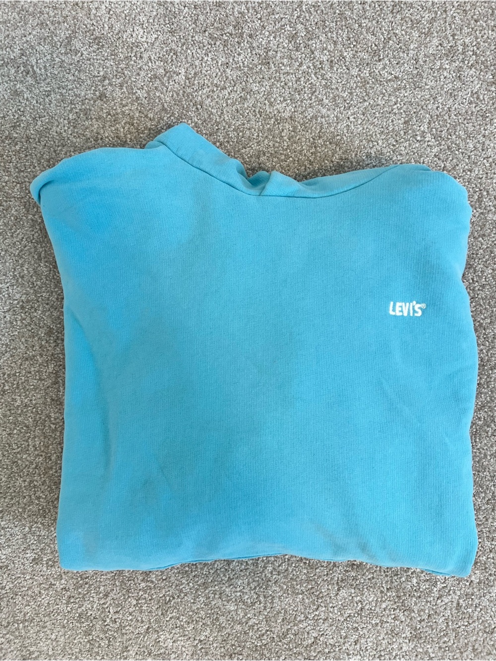 Levi's Turquoise Blue Crewneck Sweater